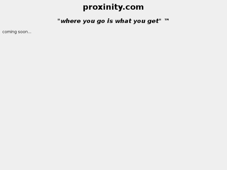 www.proxinity.com