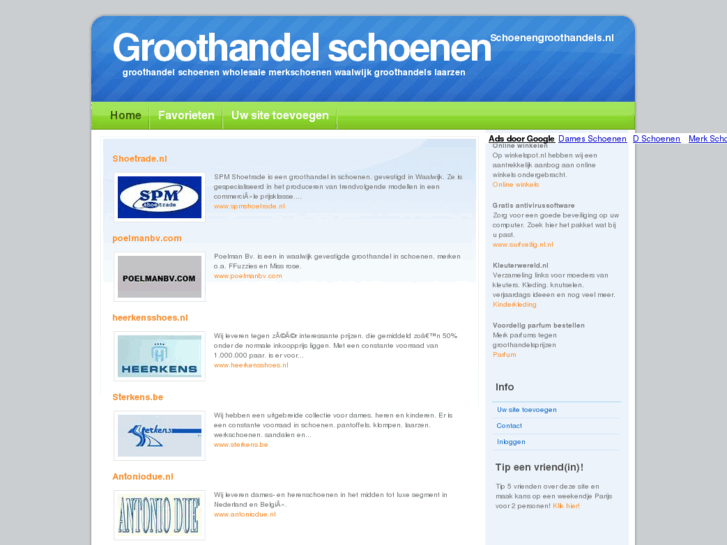 www.schoenengroothandels.nl