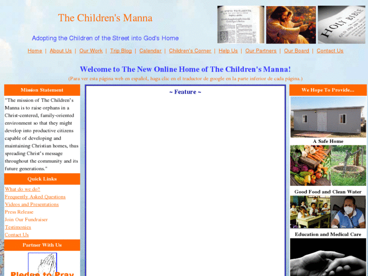 www.thechildrensmanna.org