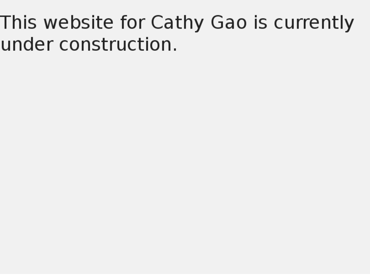 www.cathygao.com