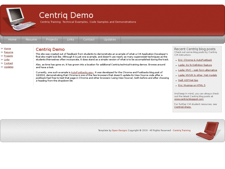 www.centriqdemo.com