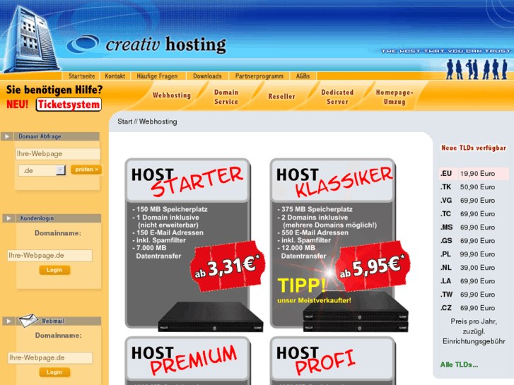 www.creativ-hosting.de