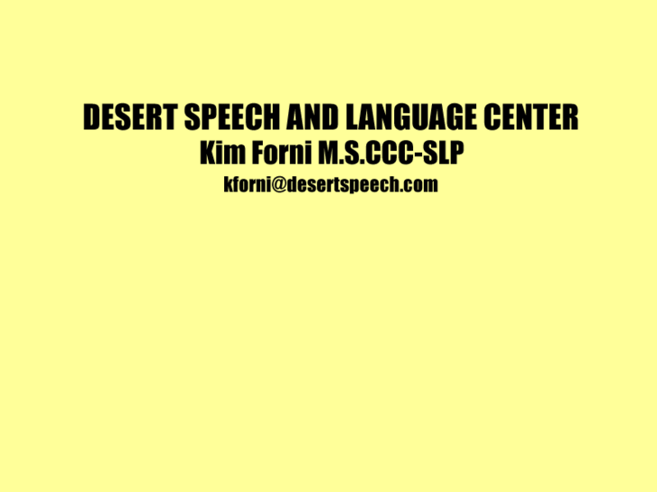 www.desertspeech.com