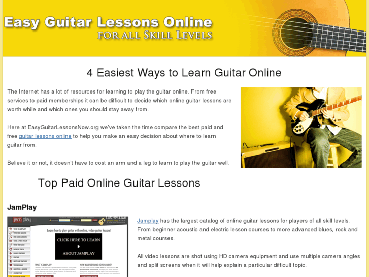 www.easyguitarlessonsonline.org