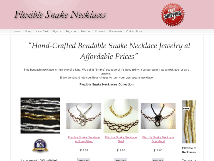 www.flexiblesnakenecklace.com