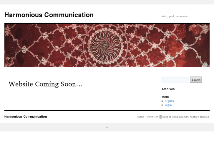 www.harmoniouscommunication.net