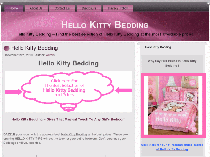 www.hellokittybeddings.com