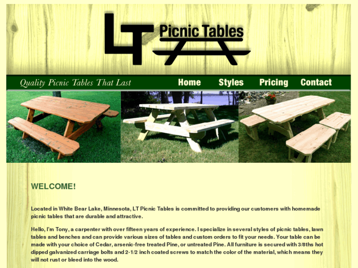 www.ltpicnictables.com