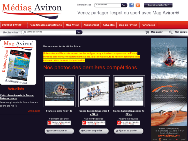 www.medias-aviron.com