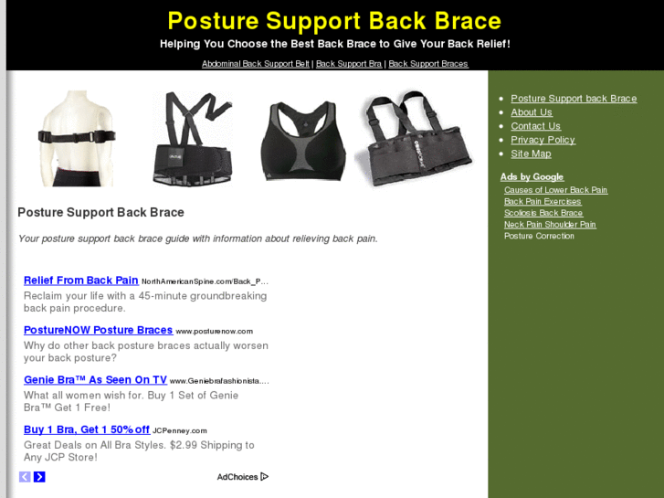 www.posturesupportbackbrace.org