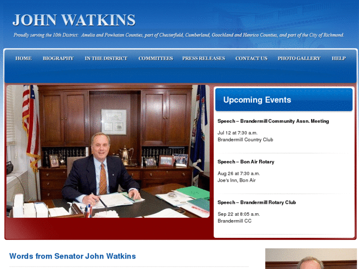 www.senatorjohnwatkins.com