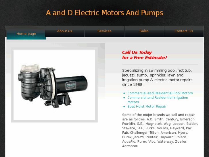 www.aanddelectricmotorandpump.com