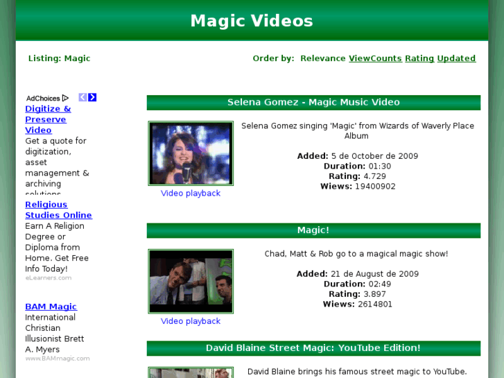 www.magic-videos.es