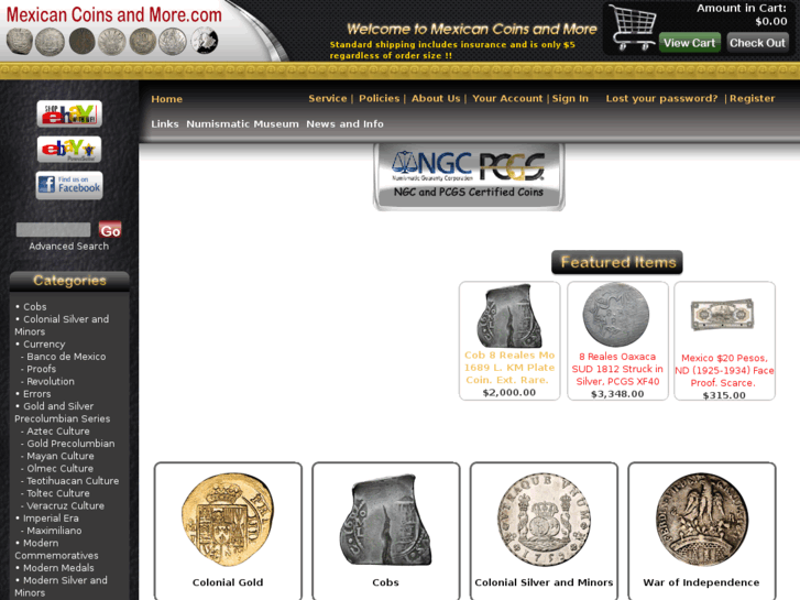 www.mexicancoinsandmore.com