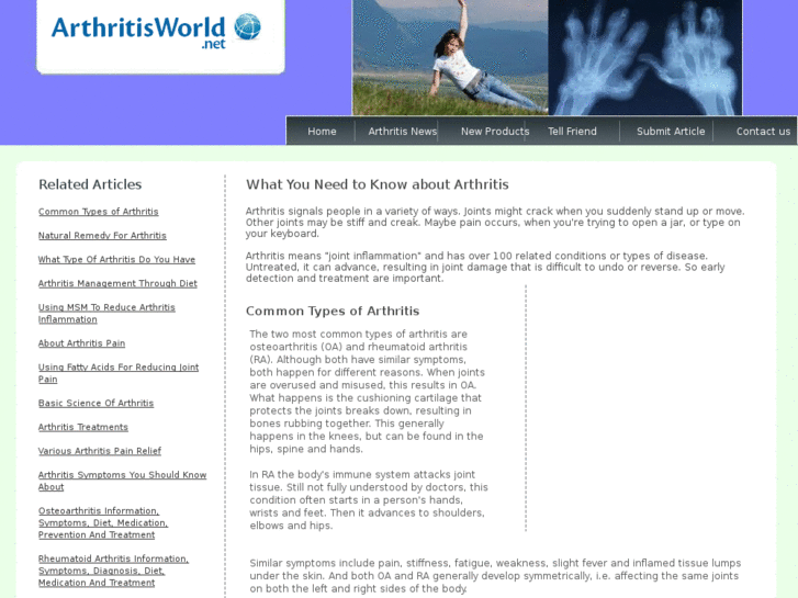 www.arthritisworld.net