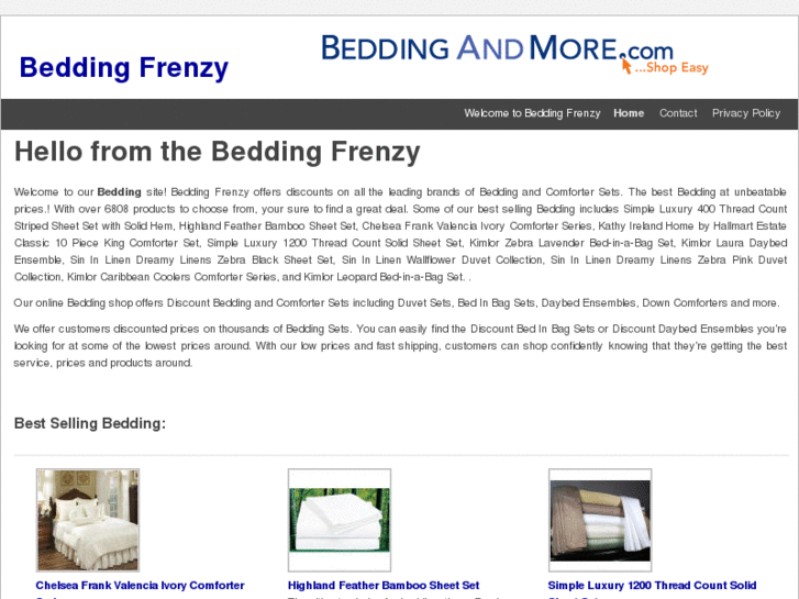 www.beddingfrenzy.info