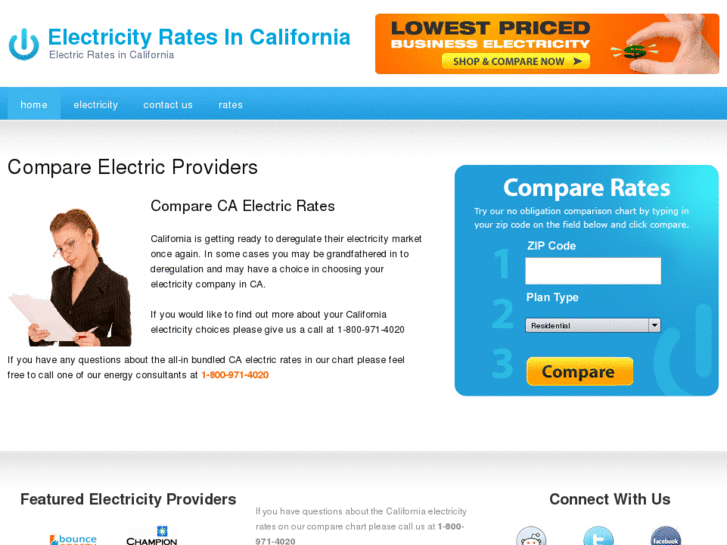 www.electricityratesincalifornia.net