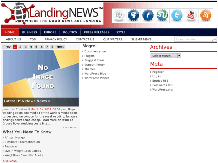 www.landingnews.net