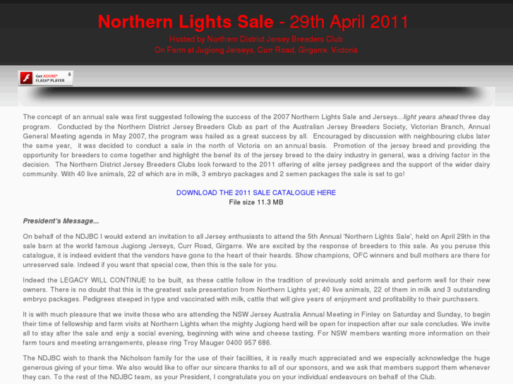 www.northernlightsale.com.au