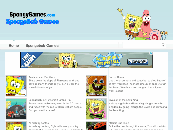 www.spongygames.com