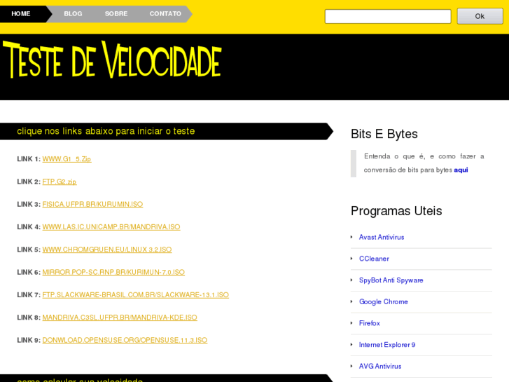 www.testevelocidade.net