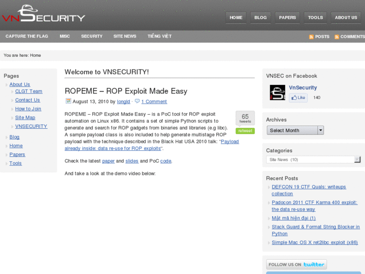 www.vnsecurity.net