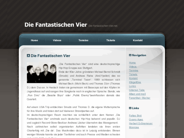 www.die-fantastischen-vier.net