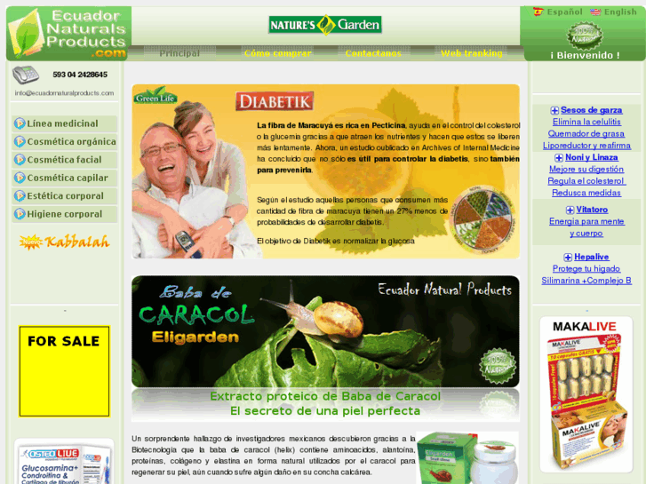 www.ecuadornaturalproducts.com