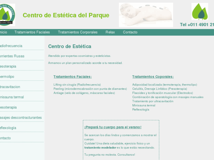 www.esteticadelparque.com.ar