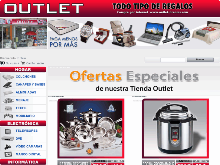 www.outlet-dreams.com