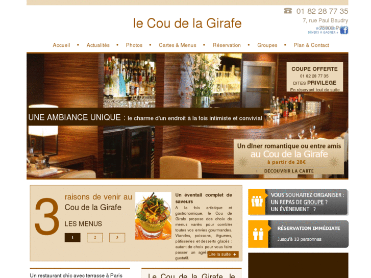 www.restaurantlecoudelagirafe.com