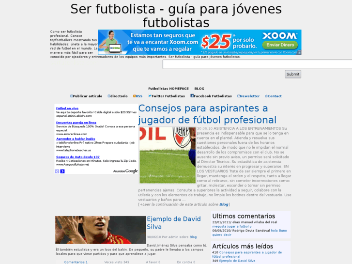 www.serfutbolista.com