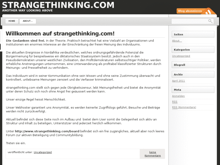 www.strangethinking.com