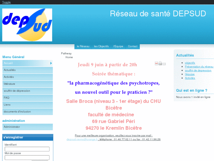 www.depsud.org