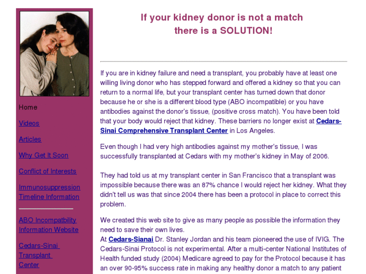 www.getakidneytransplant.org