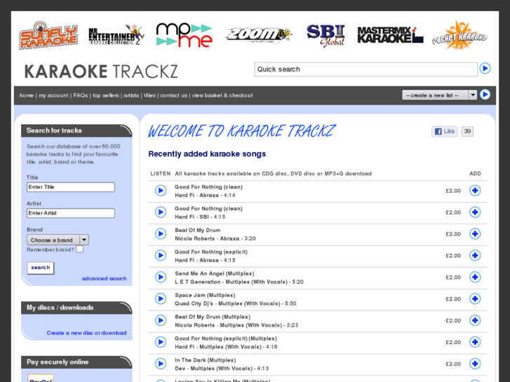 www.karaoketrackz.com