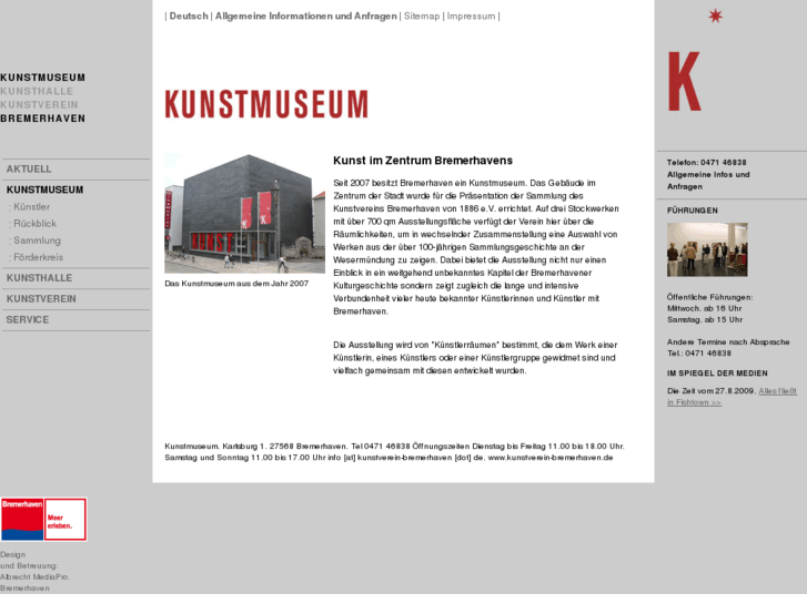 www.kunstmuseumbremerhaven.de