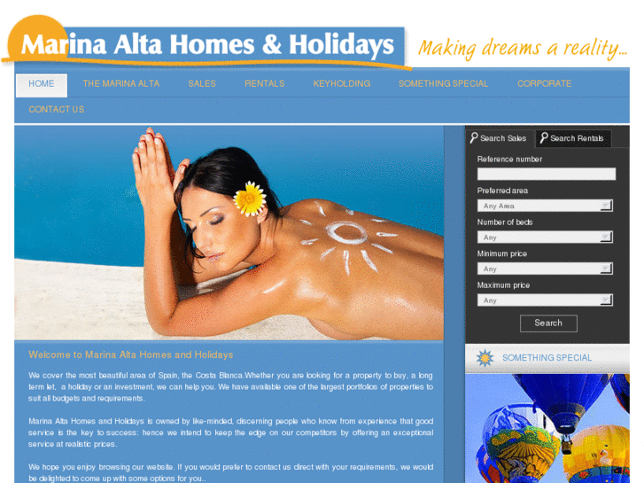 www.marinaaltahomesandholidays.com