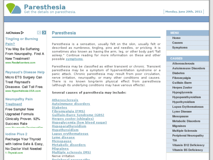 www.paresthesia.net