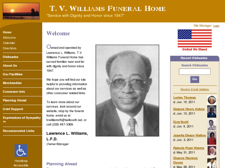 www.tvwilliamsfuneralhome.com