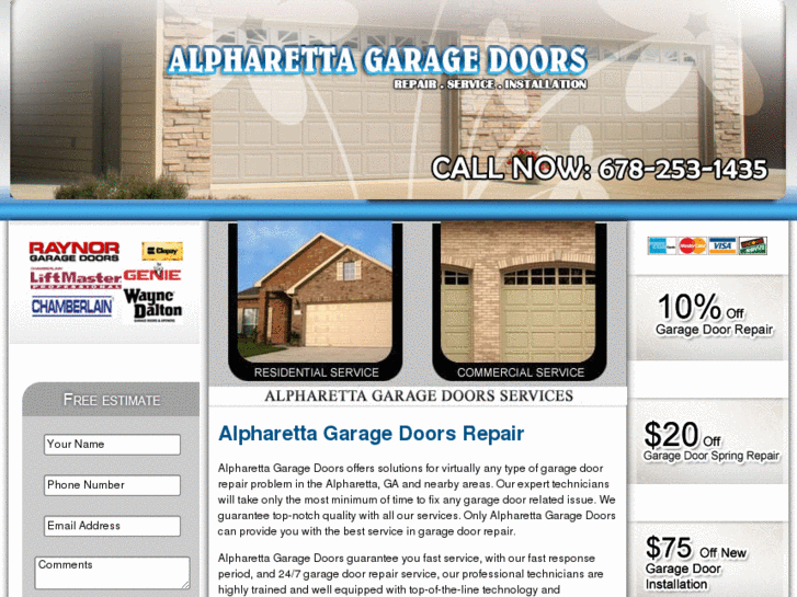 www.alpharettagaragedoors.net