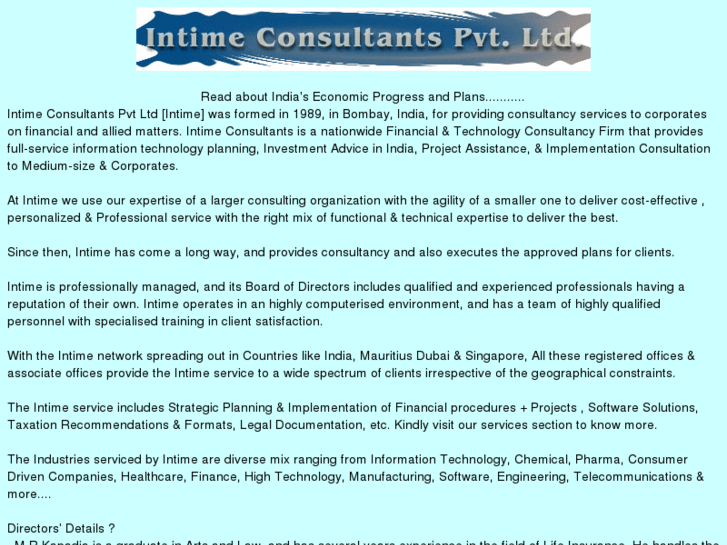 www.intimeconsultants.com