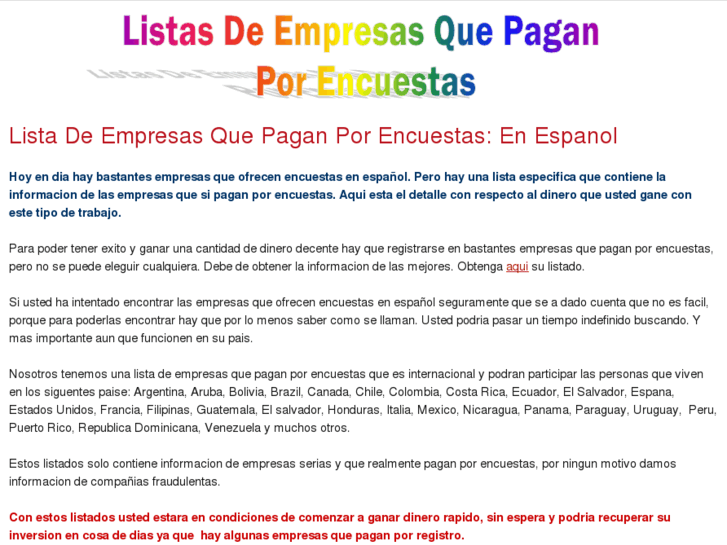 www.listadeempresasquepaganporencuestas.com