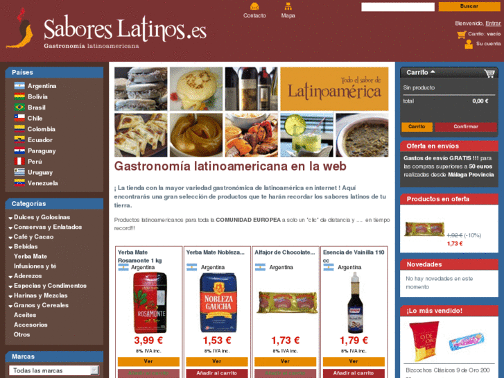 www.saboreslatinos.es