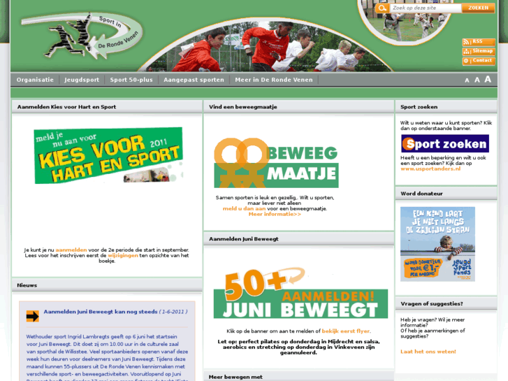 www.sportinderondevenen.nl