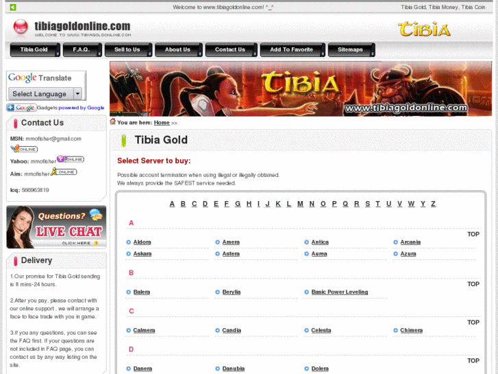 www.tibiagoldonline.com