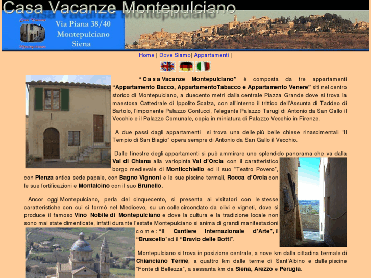 www.casavacanzemontepulciano.com