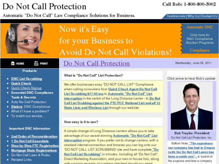 www.donotcallprotection.com