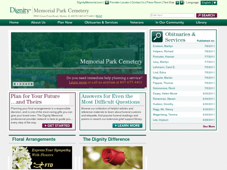 www.memparkcemetery.com