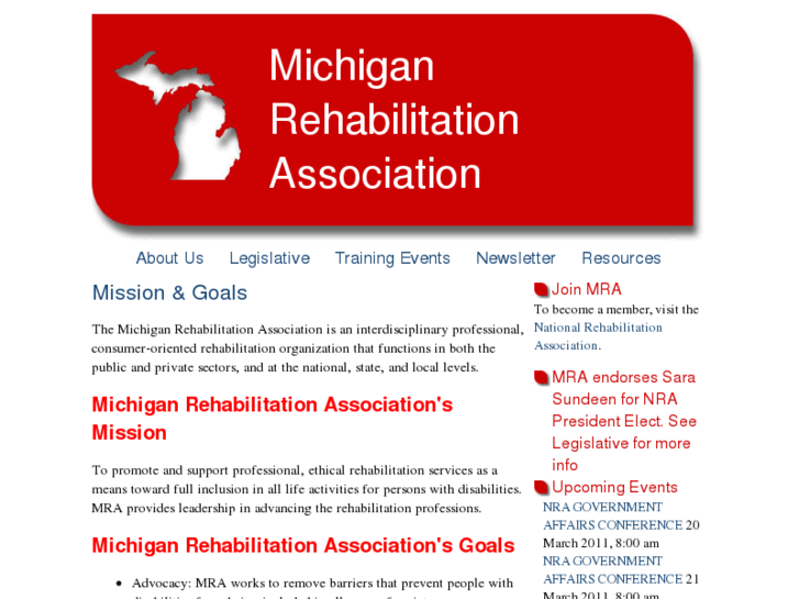 www.michiganrehabilitationassociation.com